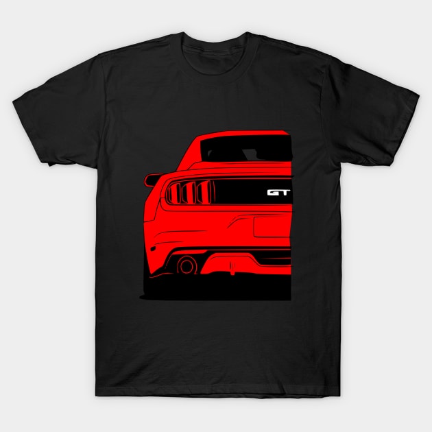 Patriotic American V8 Muscle Car Pony Mustang T-Shirt by Automotive Apparel & Accessoires